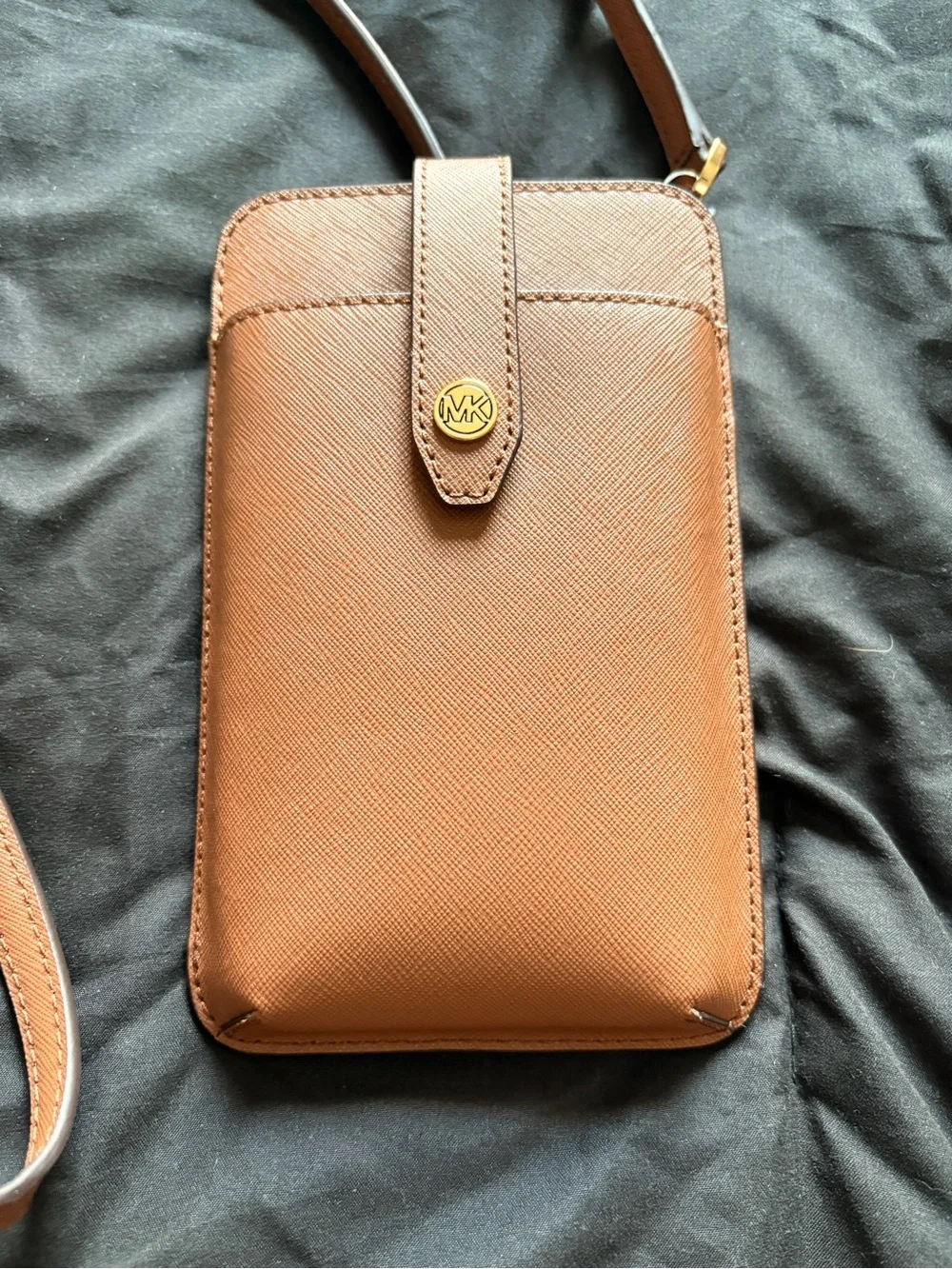 Michael Kors Saffiano Leather Smartphone Crossbody Bag